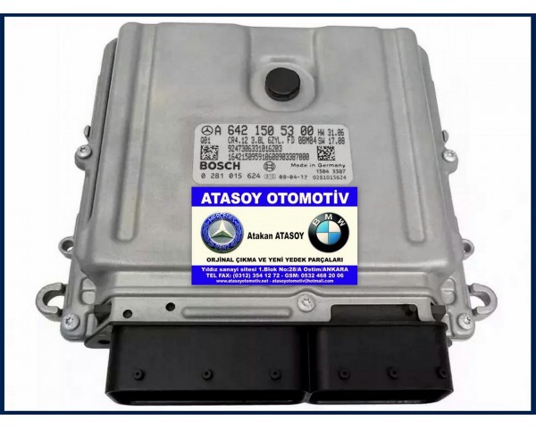 MERCEDES ML280CDI MOTOR BEYNİ A6421505300 A6421503734 A6421502277 A6421505577 A6421506691 A6421501678 0281015624 0281014629 0281013971 0281013944 0281013384